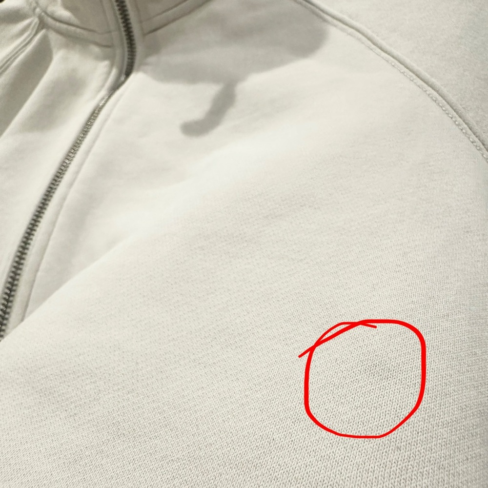 Vuori Cream Half-Zip Sweatshirt - Picture 6 of 6